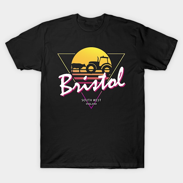 Sunset Bristol West Country T-Shirt by Made In Norton